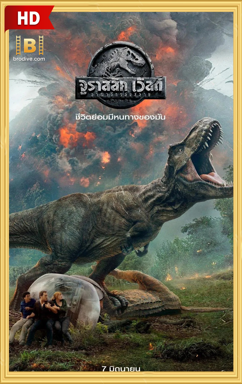 ดูหนัง Jurassic World Fallen Kingdom จูราสสิค เวิลด์ พากย์ไทย 2018